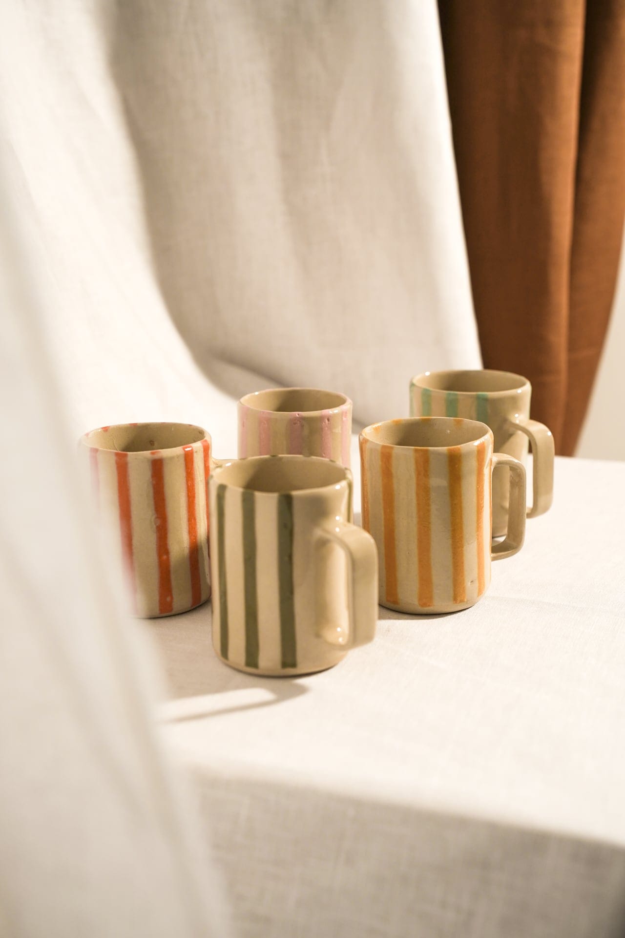 Tasse Norma rayée