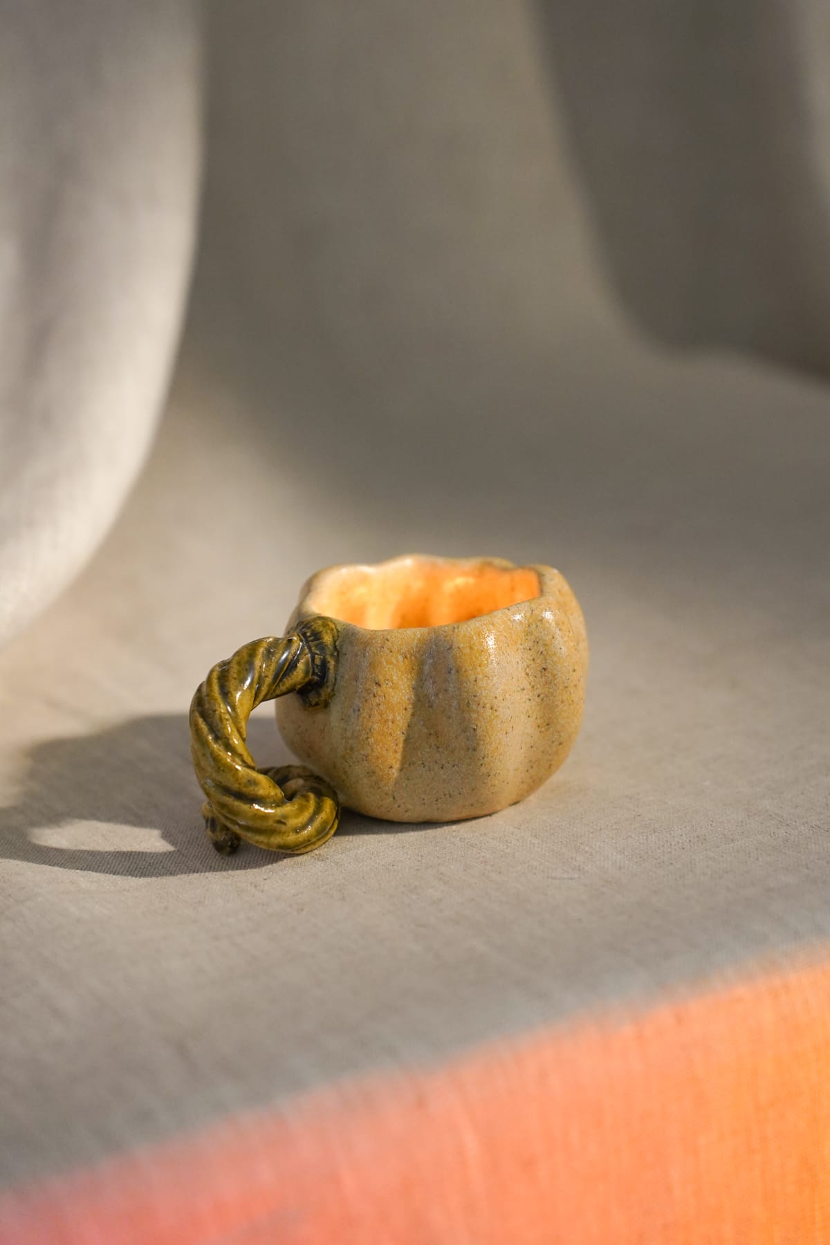 Bougeoir citrouille
